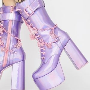 Purple dollskill boots iso